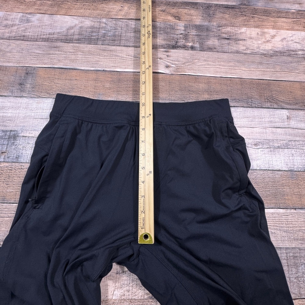 Zyia Mens Joggers Black Athletic Pants Zipper Pockets Ankle Zips Size‎ S - Picture 7 of 10